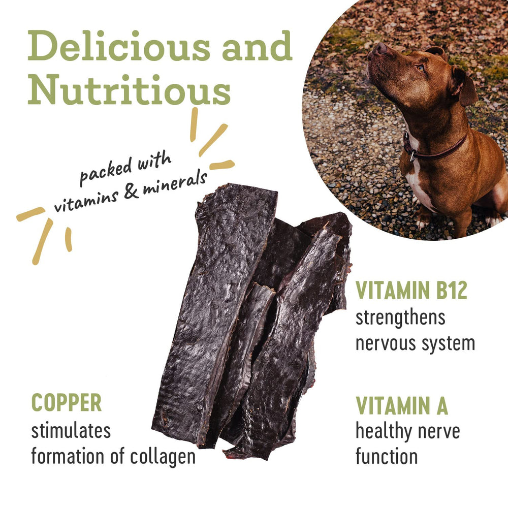 Farm Hounds beef liver USA-made label—locally sourced ingredients