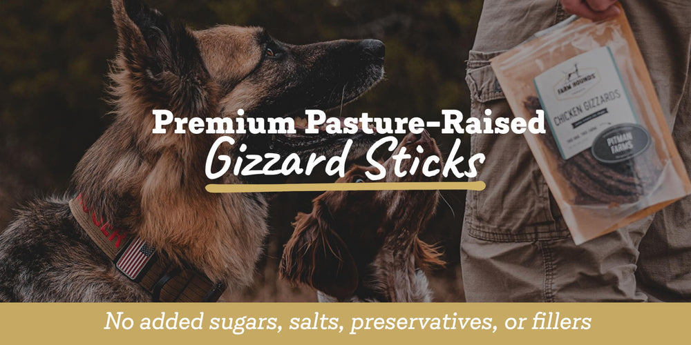 Farm Hounds duck gizzards break-size pieces ideal for training rewards