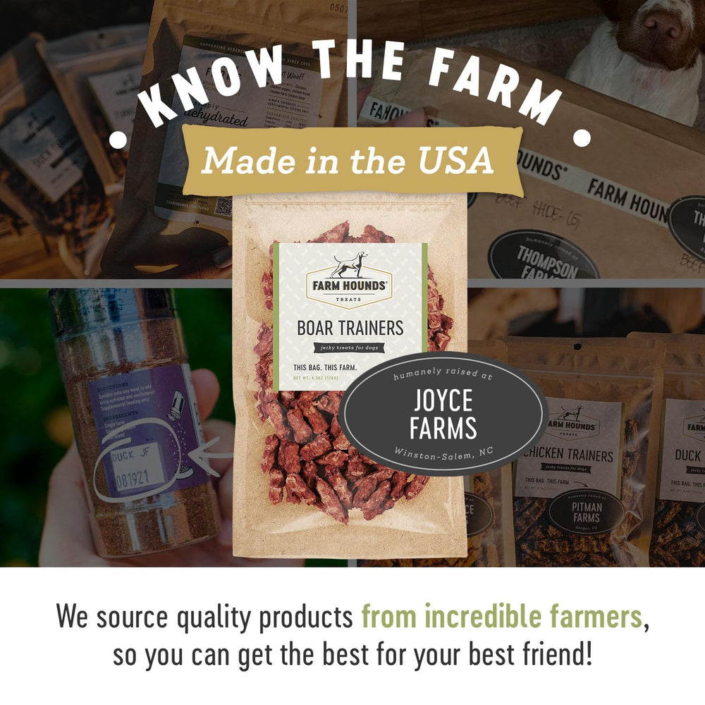 Farm Hounds Easy-break texture image suggests convenient bite-sized rewards.