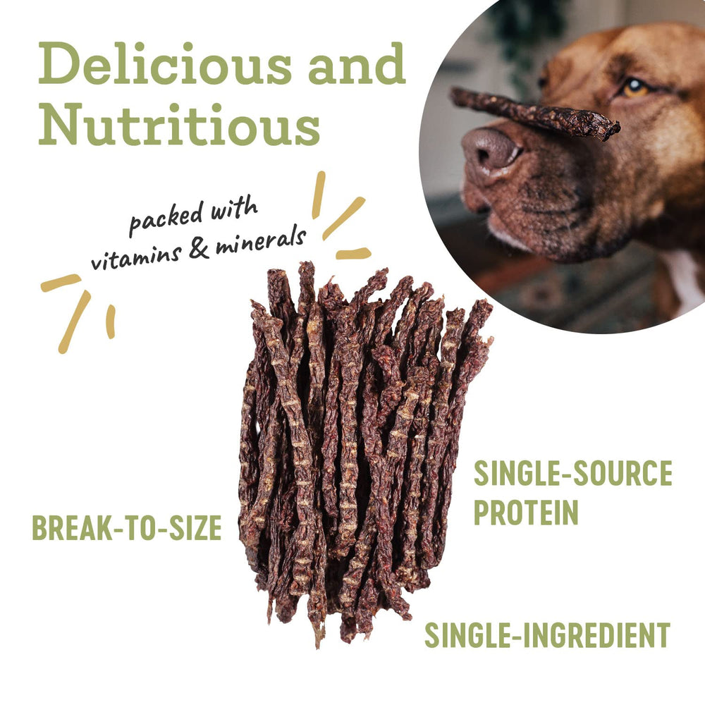 Farm Hounds turkey gizzards open bag, shows pure turkey with no fillers.