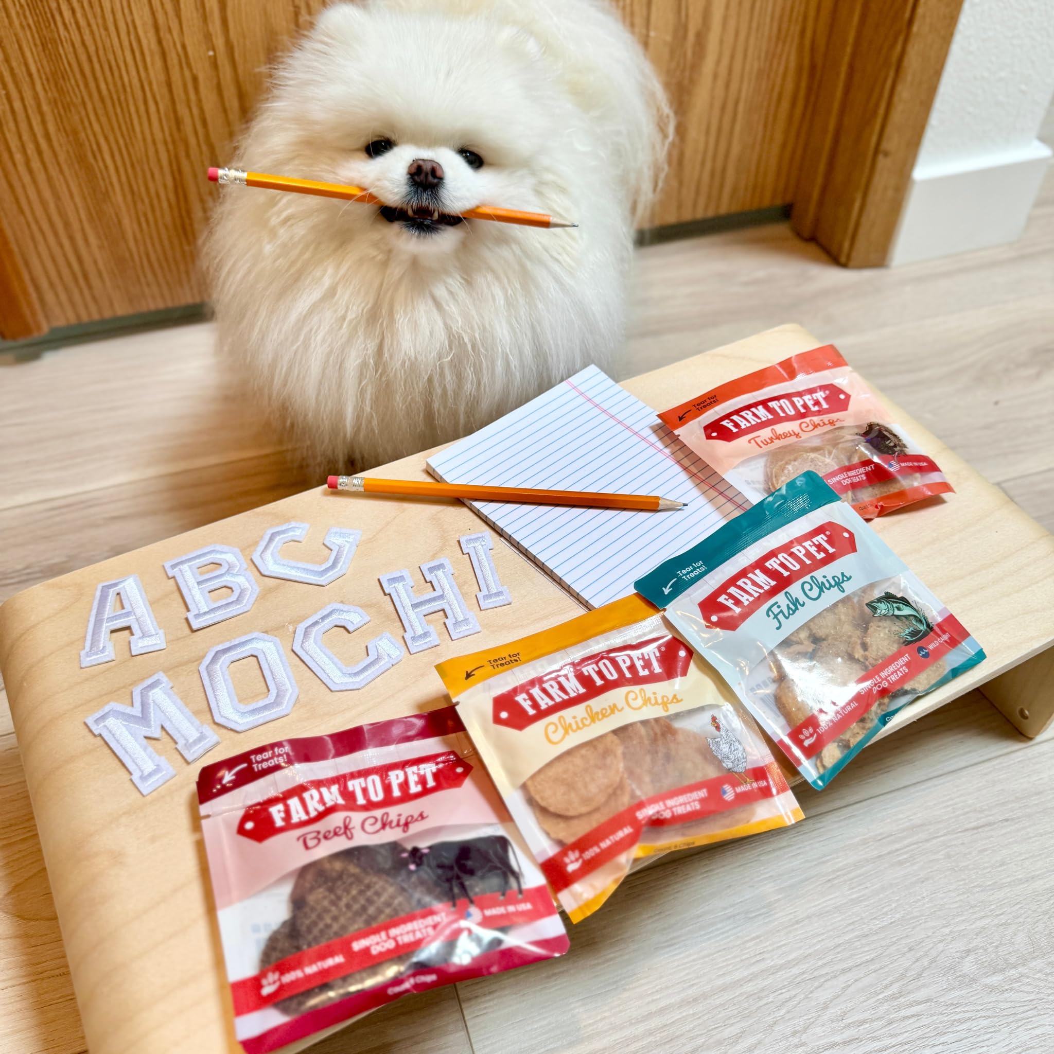 Farm To Pet fish-treats-dog-training-single-ingredient features hypoallergenic option.