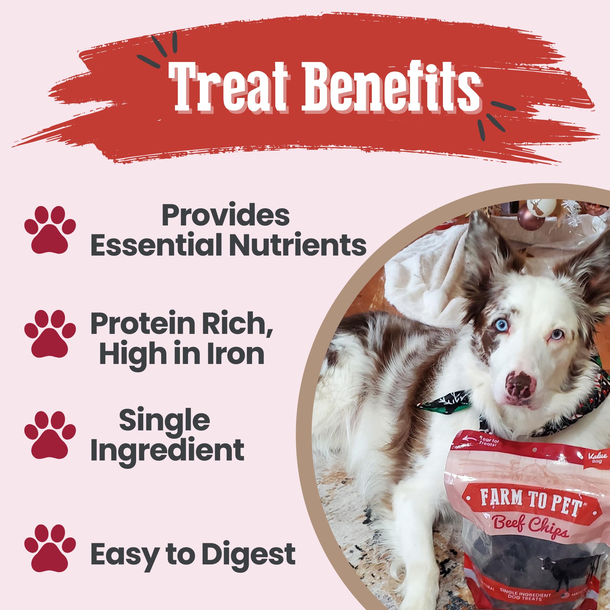 Farm To Pet no fillers or preservatives — clean ingredient profile.