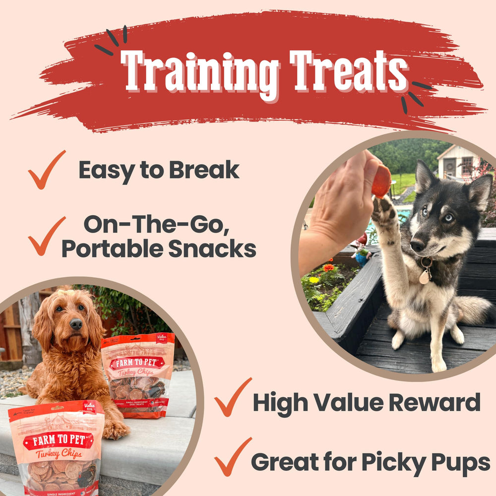 Farm To Pet training treats dogs and puppies crumble-ready pieces