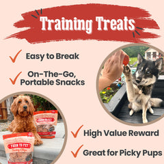 Farm To Pet training treats dogs and puppies crumble-ready pieces