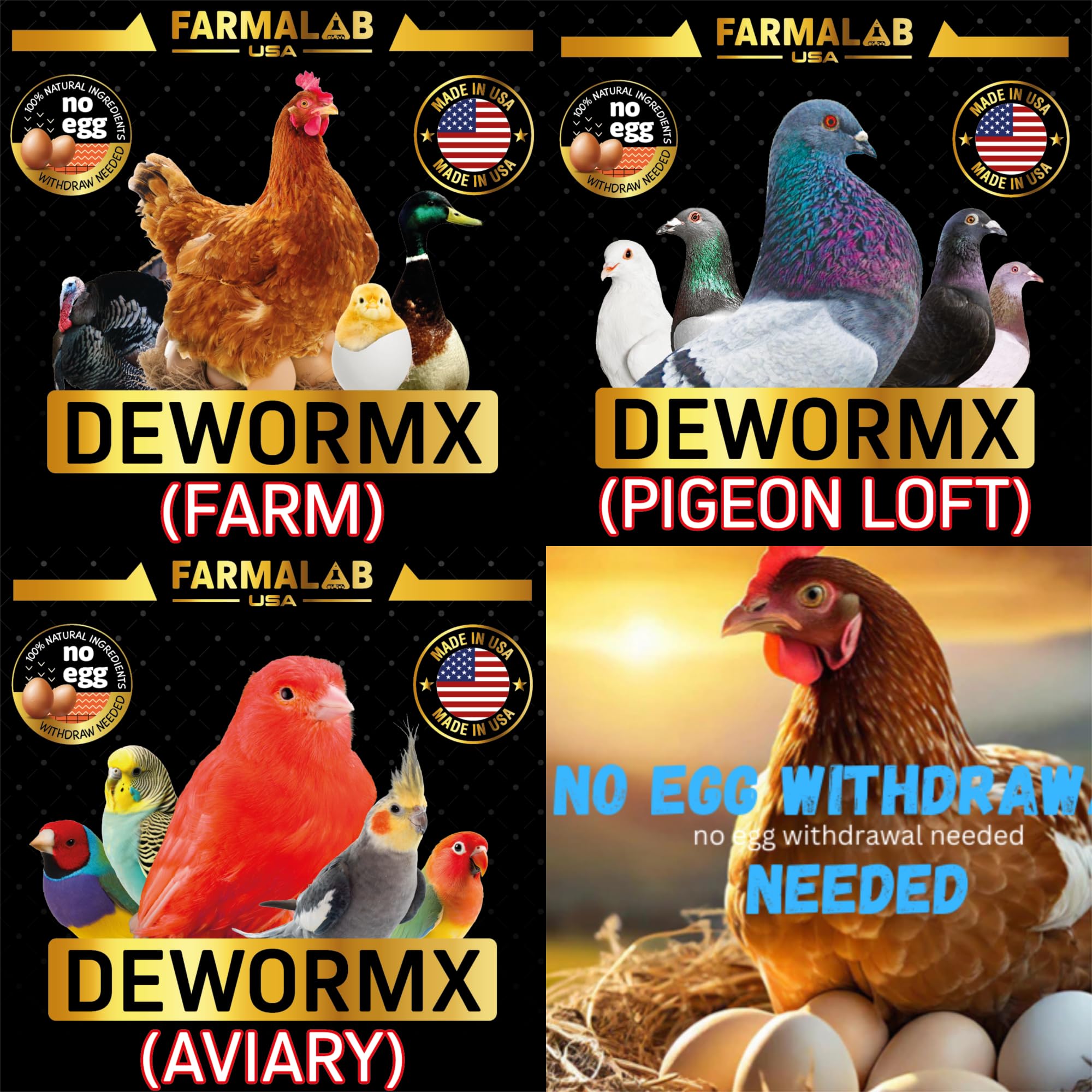Farmalab Natural Dewormer label information and guidance