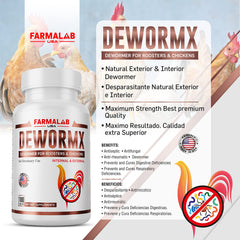 Farmalab Natural Dewormer for poultry internal and external care.