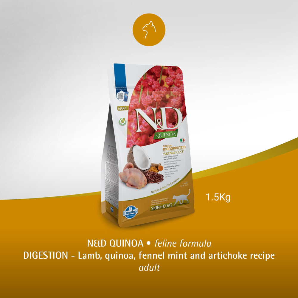 DHA and EPA levels highlighted in Farmina Skin & Coat kibble