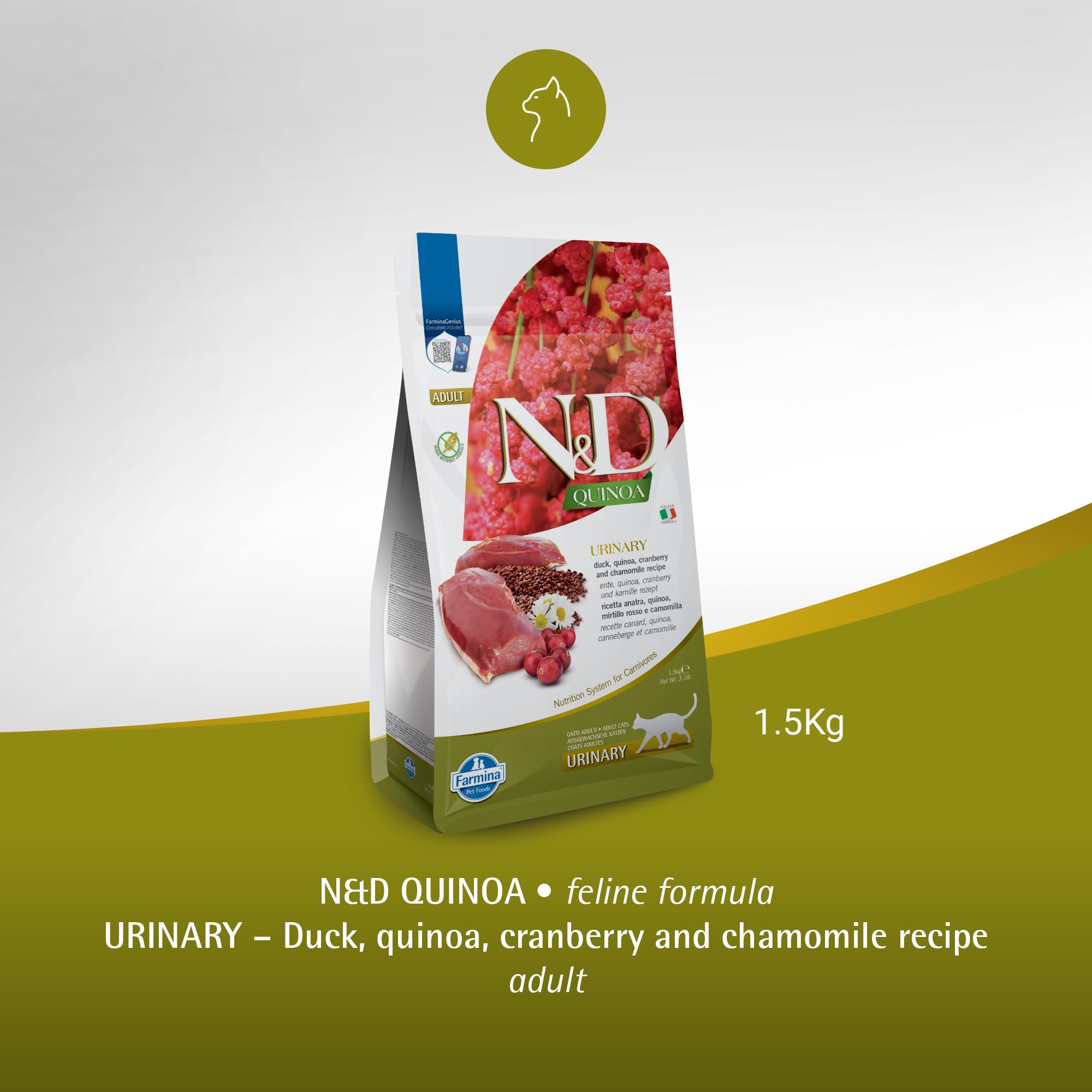 Gluten-free and grain-free recipe in Farmina cat food