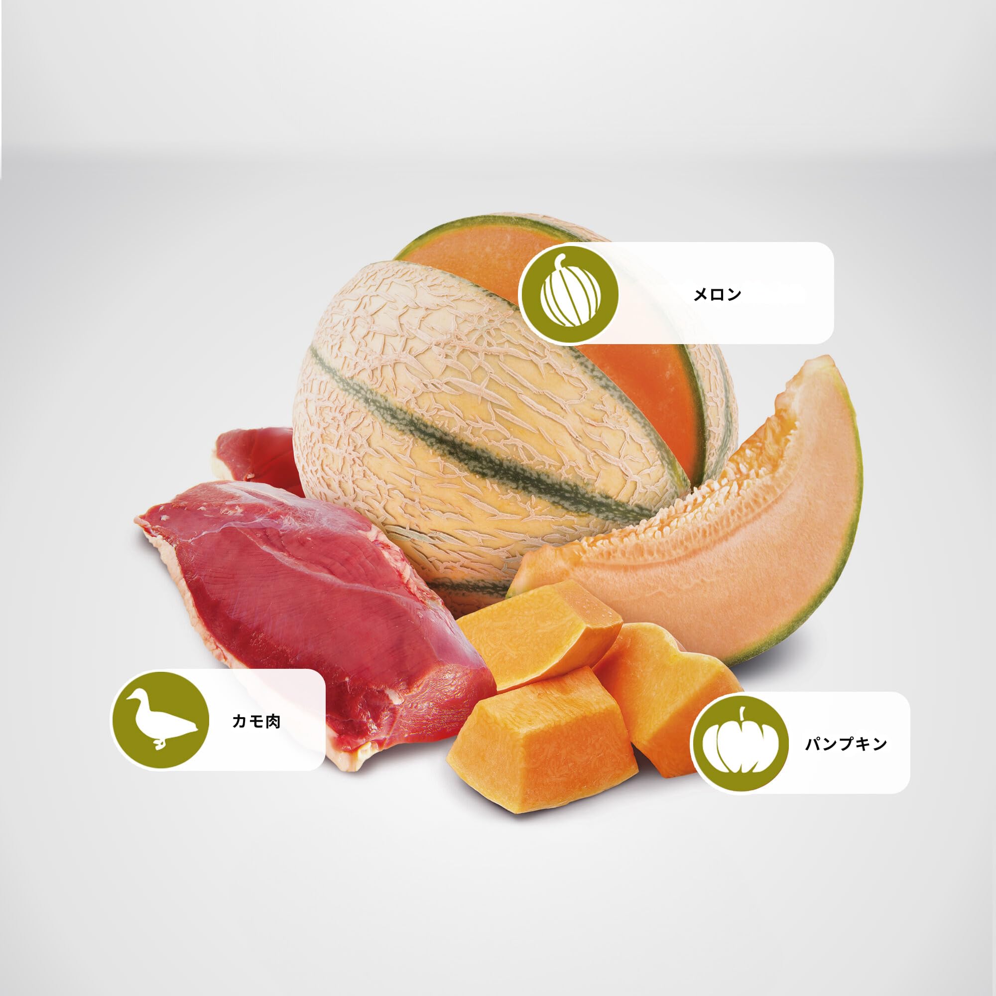 Farmina N&D cantaloupe melon ingredients highlight natural produce and fiber support