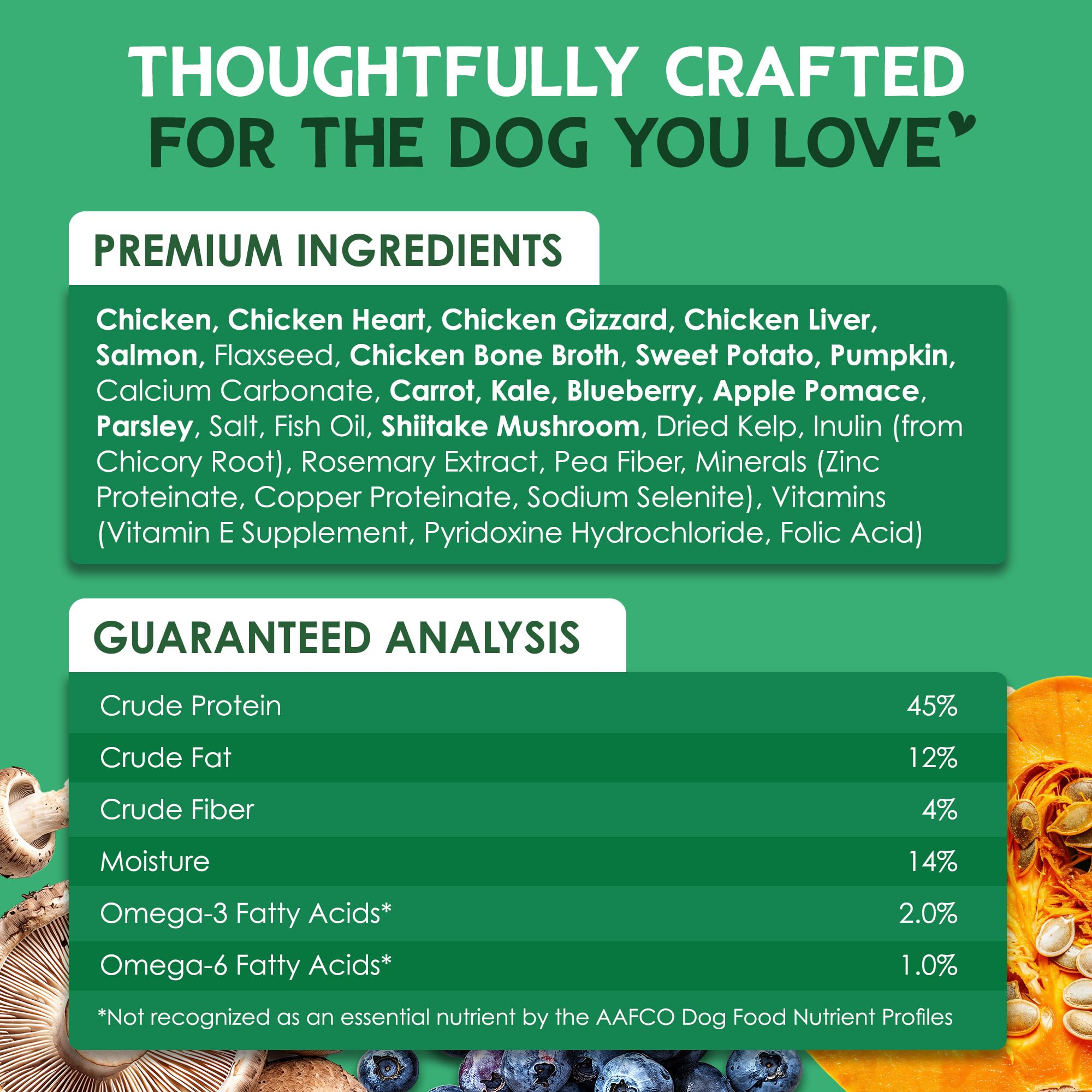 Farmland Traditions The Good List bone broth swirl image emphasizes digestive-support ingredients