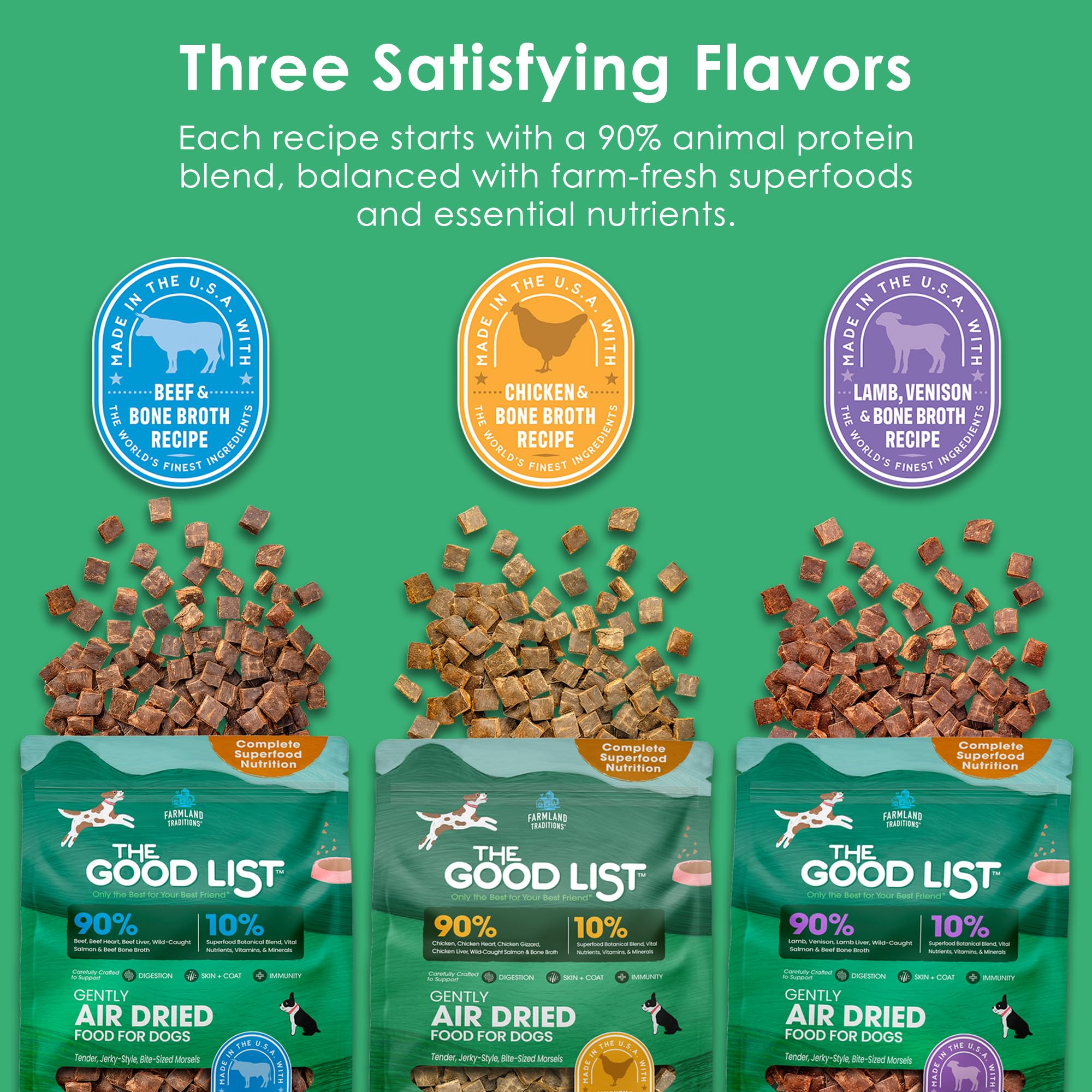 Farmland Traditions Good List real beef and organ meats deliver nutrient-dense meals