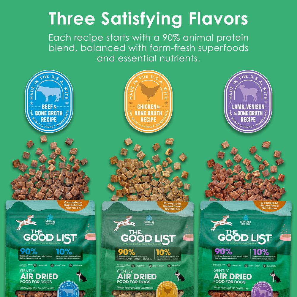 Farmland Traditions Good List real beef and organ meats deliver nutrient-dense meals