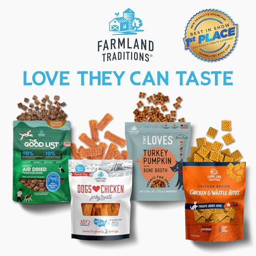 Farmland Traditions The Good List salmon and chicken mix supports coat shine and energy