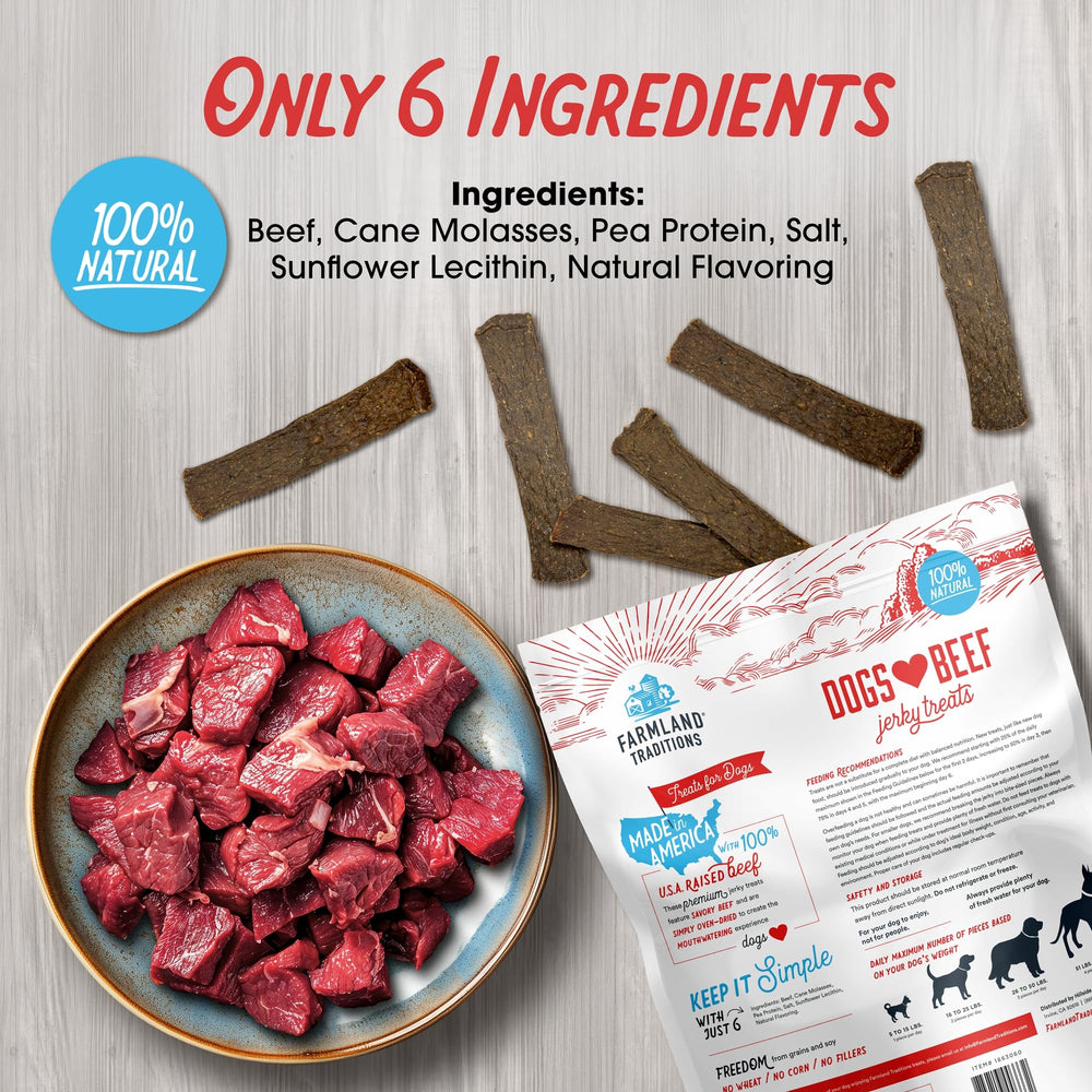 Farmland Traditions training treats dogs image demonstrates versatile sizes for all breeds