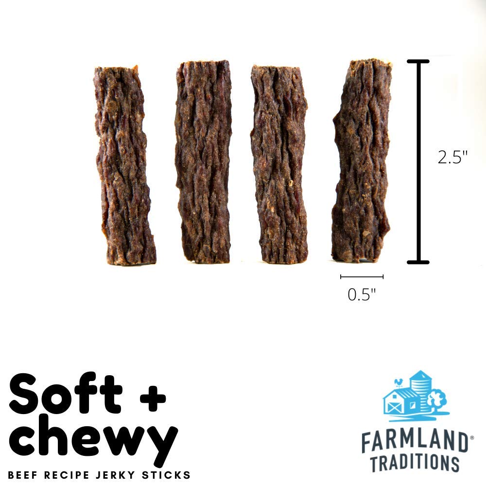 Farmland Traditions wheat-free dog treats highlight USA-made quality and sensitivities-friendly nutrition.