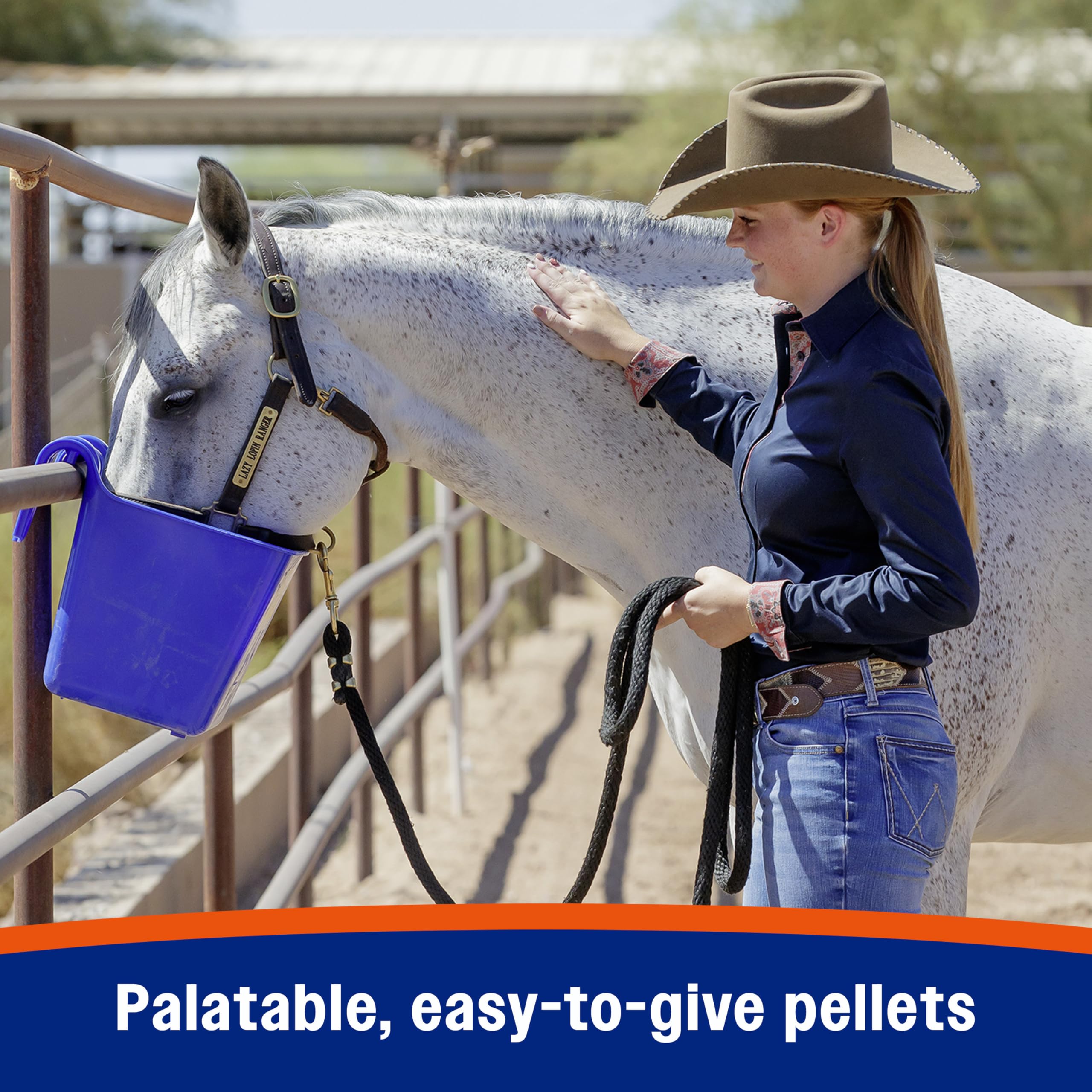 Farnam Cough Free herbal formula label emphasizing natural ingredients for equine care