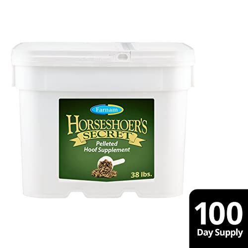 Farnam Horseshoer’s Secret 100-day supply supports consistent hoof nutrition over time.