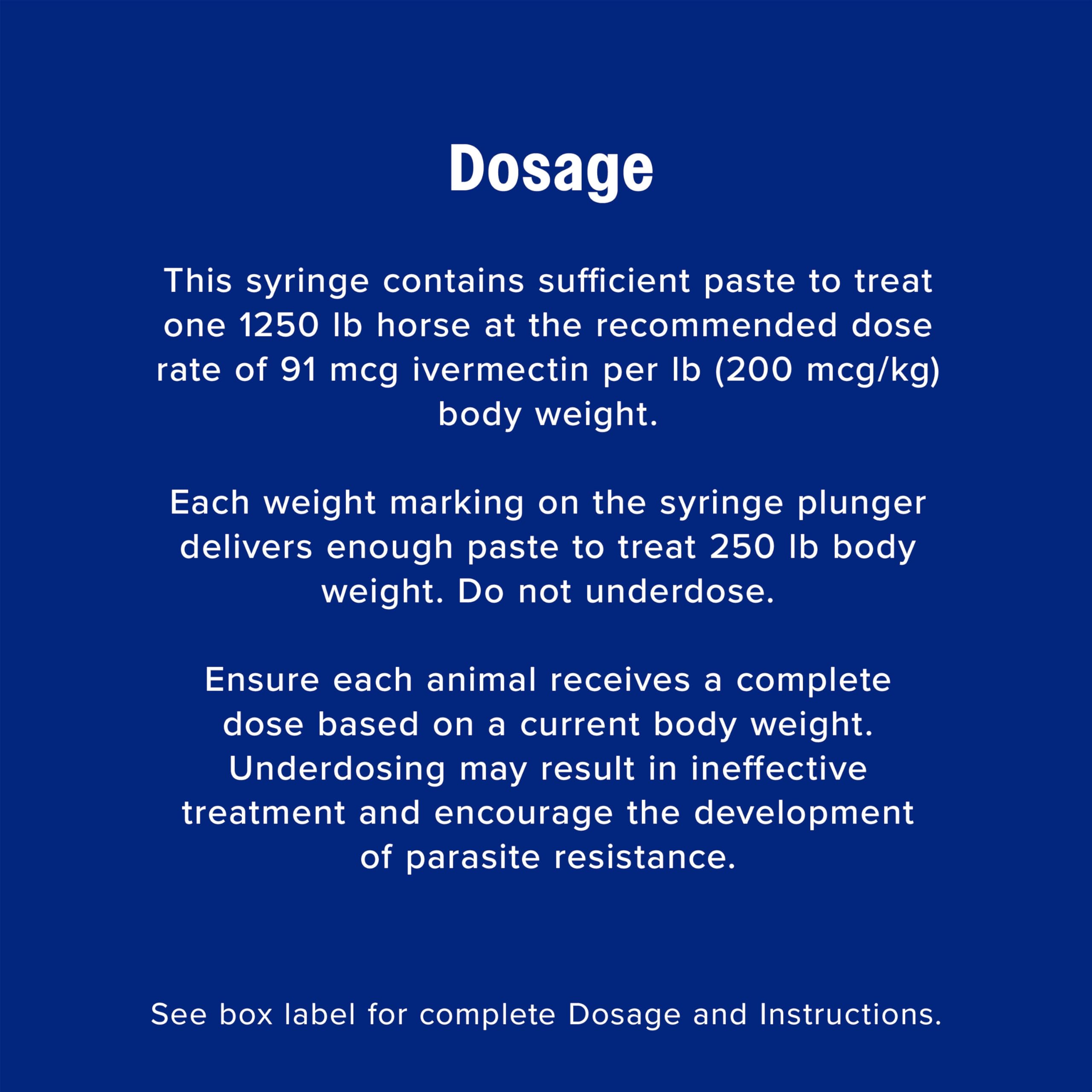 Farnam IverCare safety notes card with label directions.