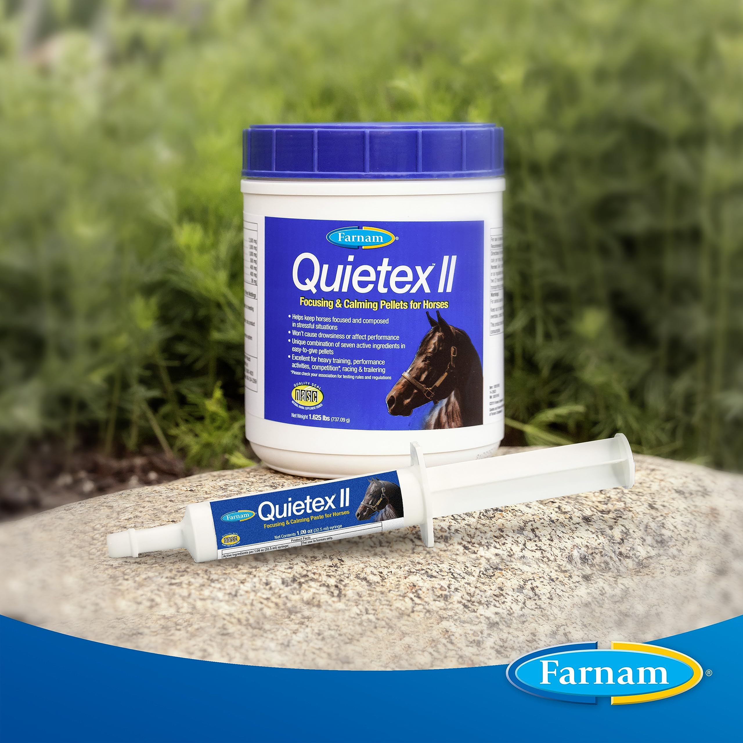 Farnam Quietex II helps maintain focus without causing drowsiness during tasks