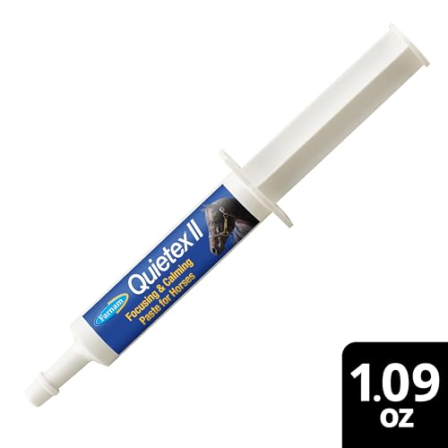 Farnam Quietex II non-sedative option to support nervous horses without affecting performance