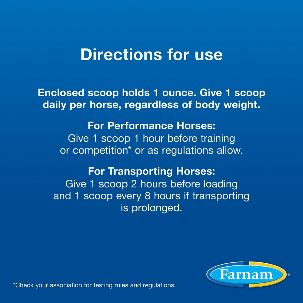 Farnam Quietex II pellets close-up highlight compact, easy-to-administer dose for calmness