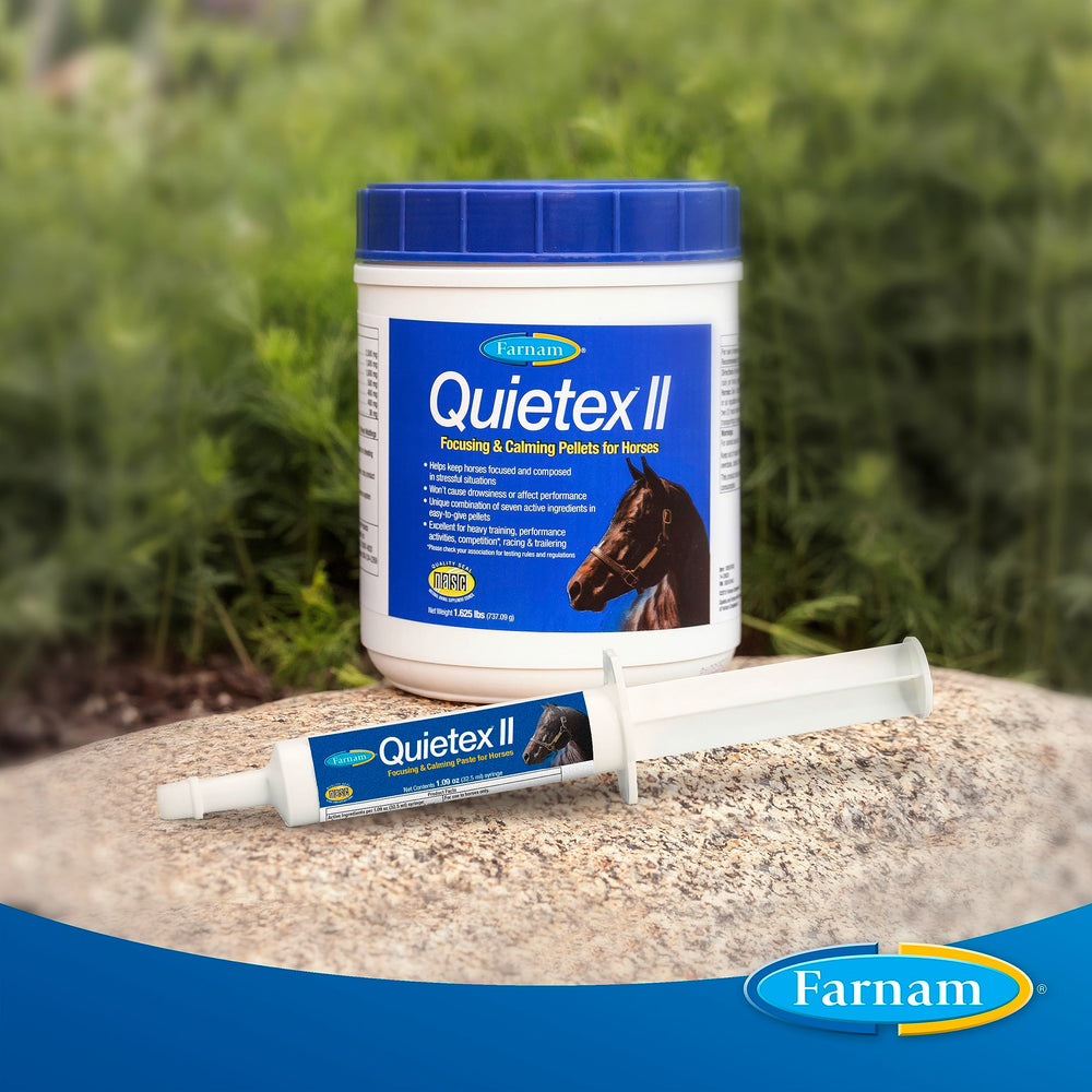 Farnam Quietex II in stable setup for daily calm