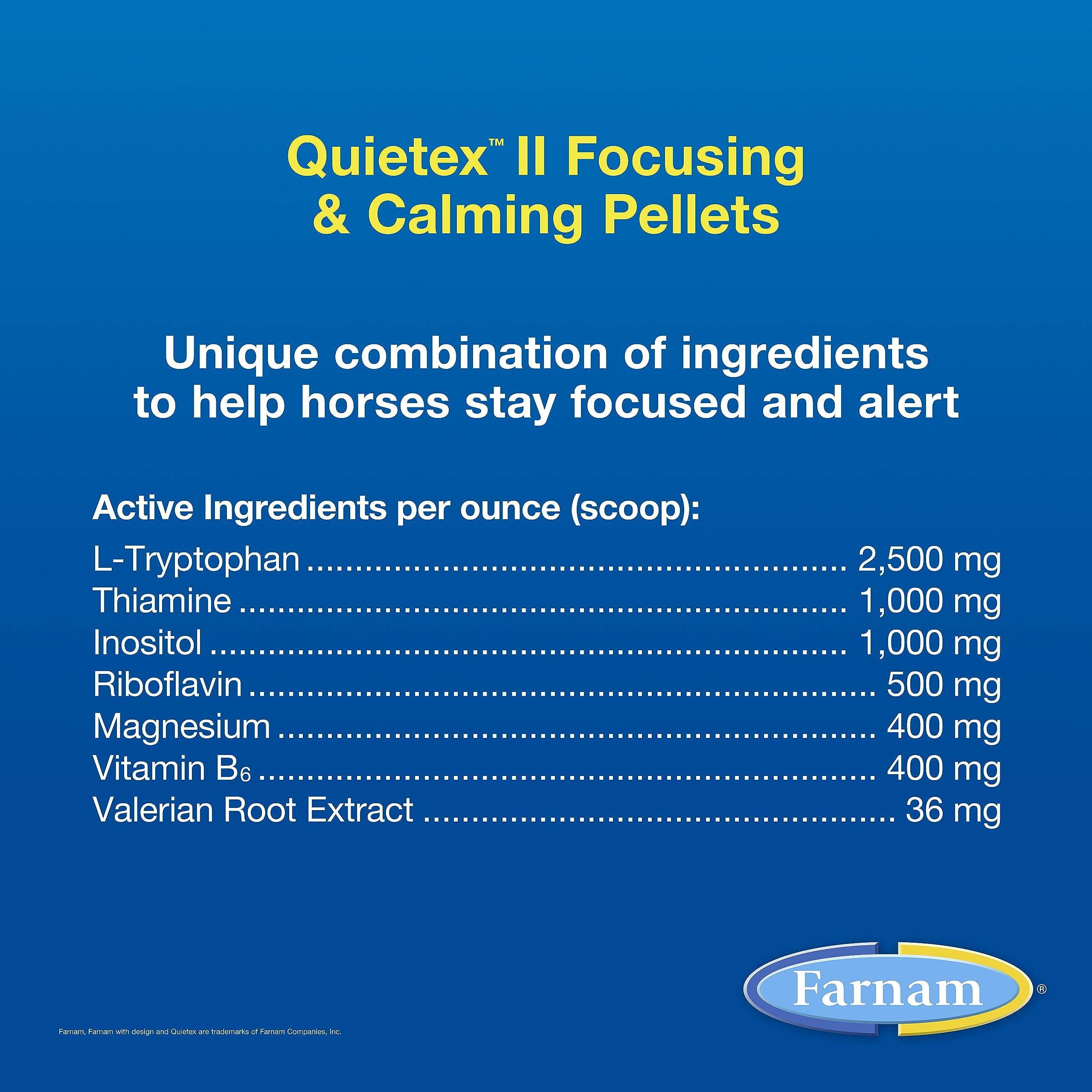 Farnam Quietex II shown during training to help maintain focus