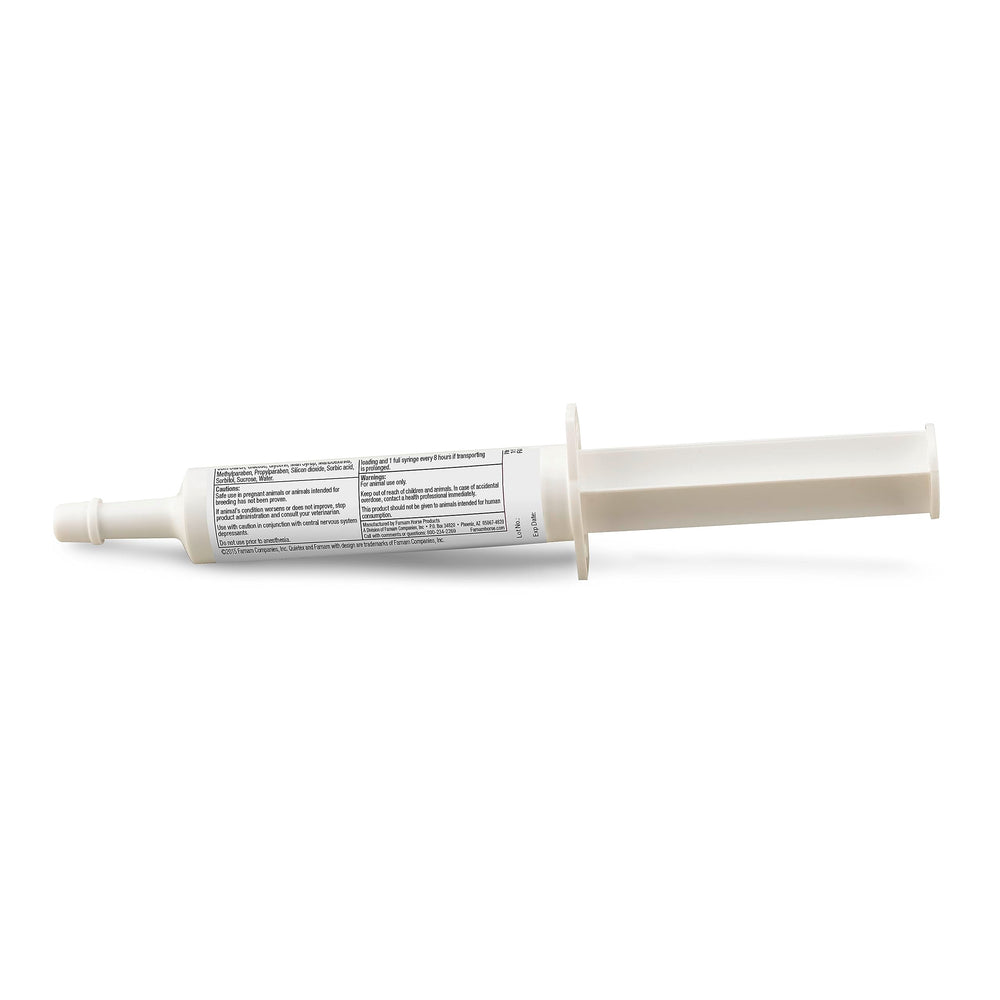 Farnam Quietex II use during vet or farrier visits for calmer handling and cooperation