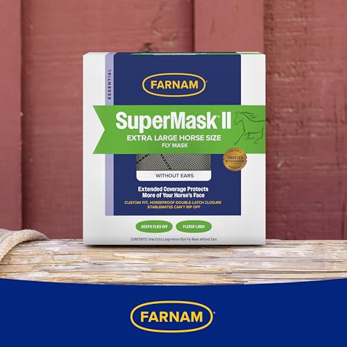 Farnam SuperMask II stays on during activity reducing interruptions