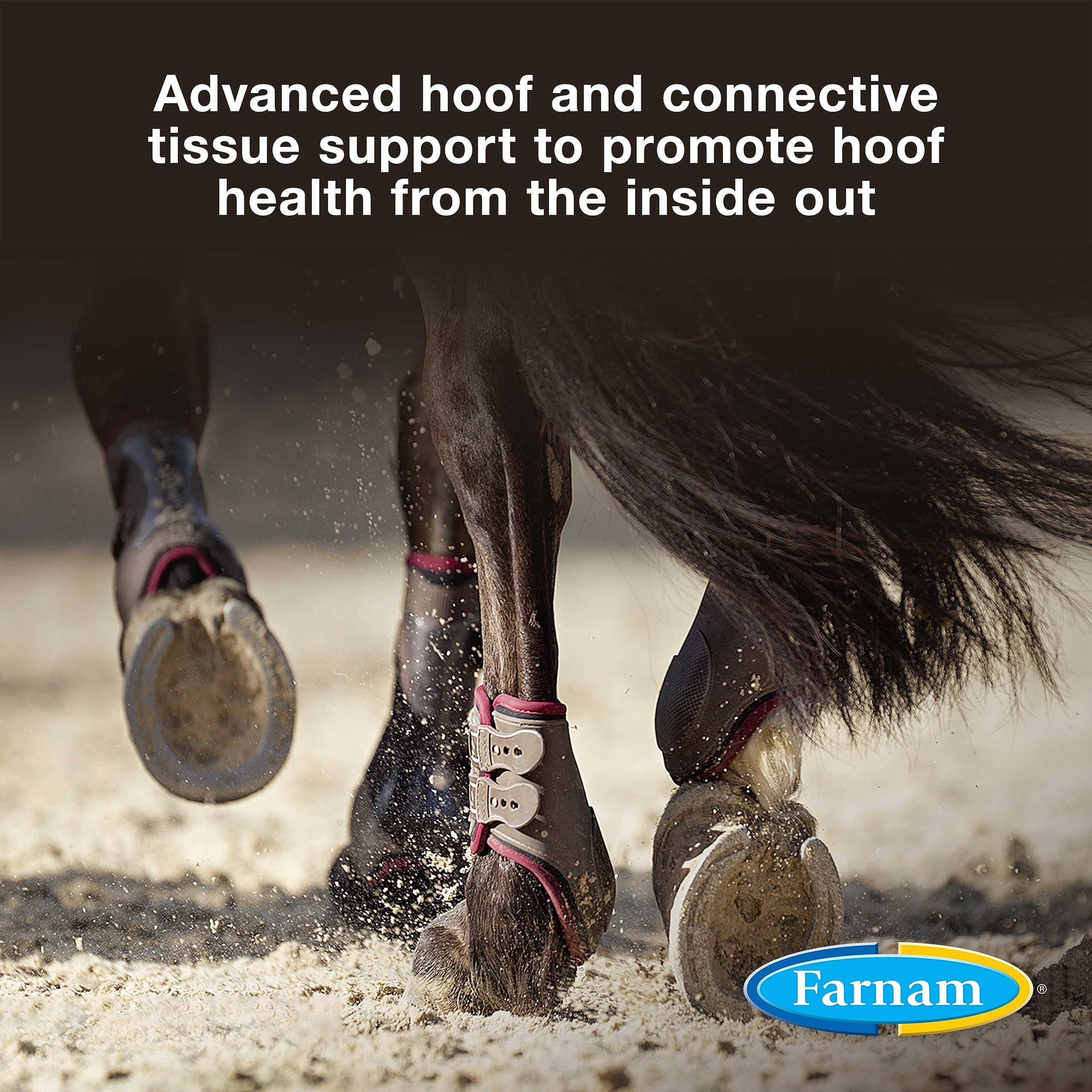 Farnam Horseshoer's Secret Extra Strength nuggets close-up for tough, flexible hooves.