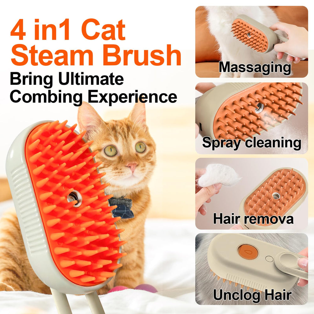 Farocup deshedding brush attachment closeup with fine-tooth option