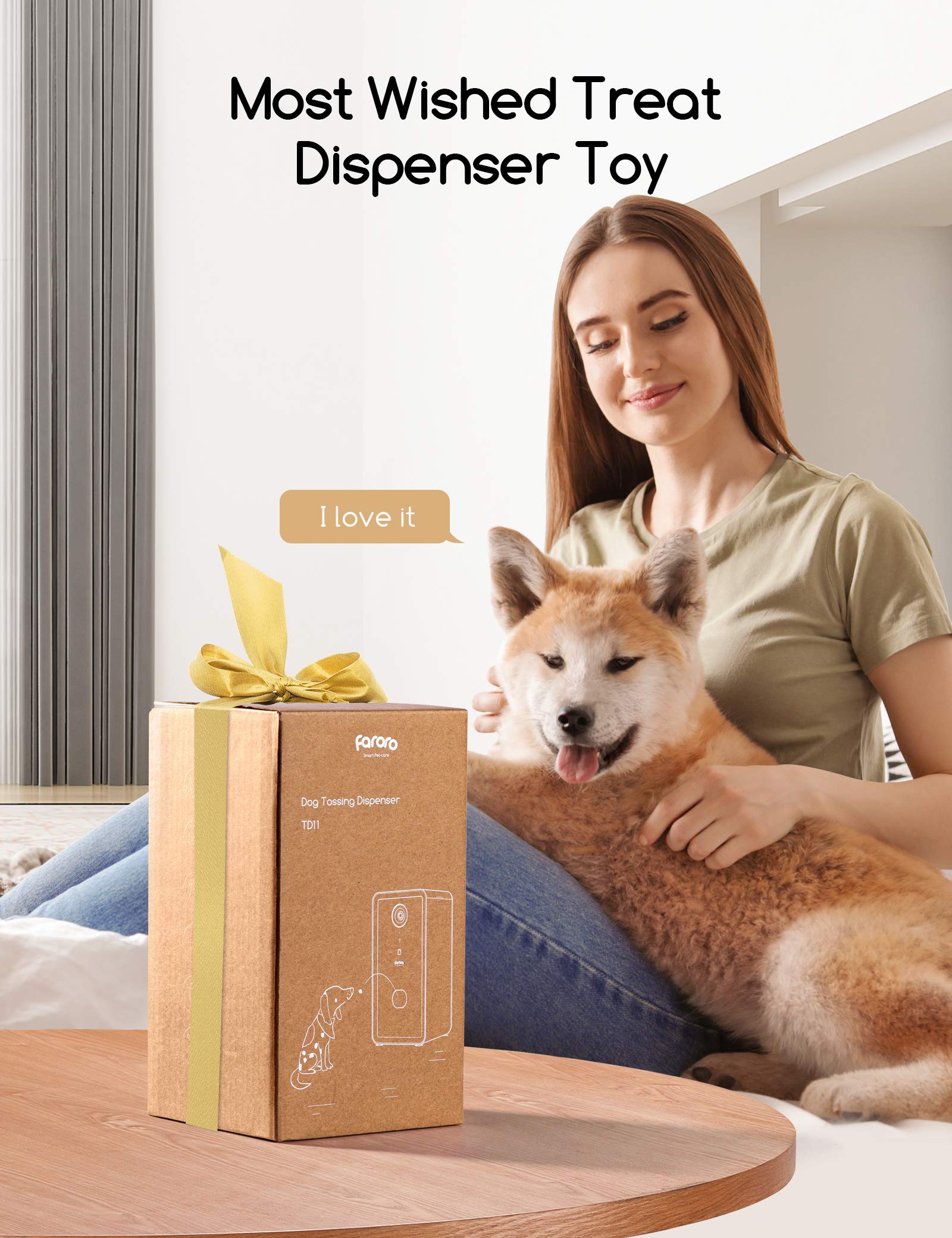 Faroro dog camera motion alert notification keeps you informed of activity.