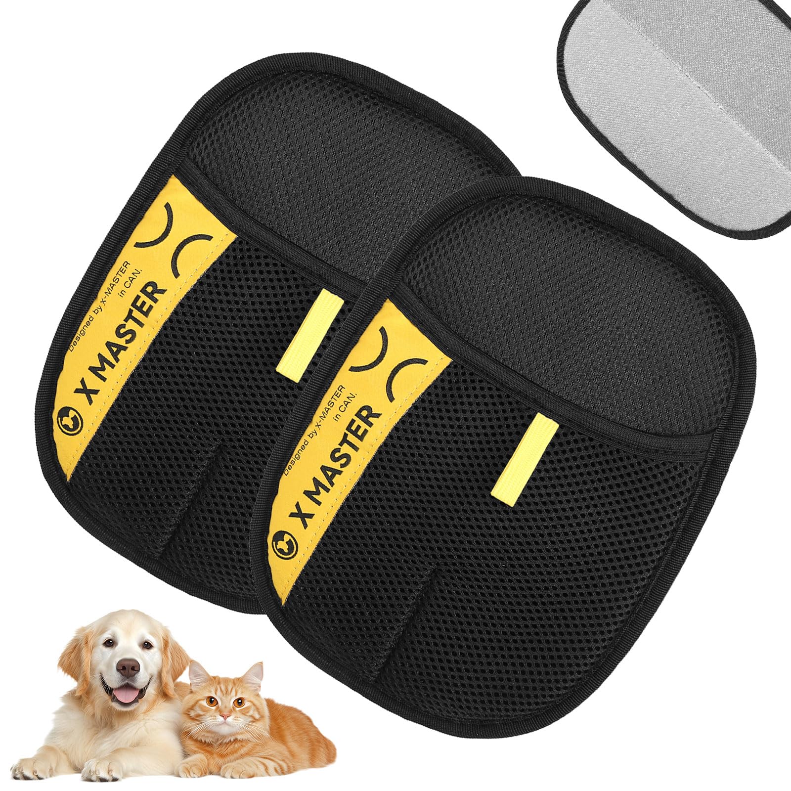 FASBET pet hair removal glove packaging highlights an eco-friendly grooming solution.