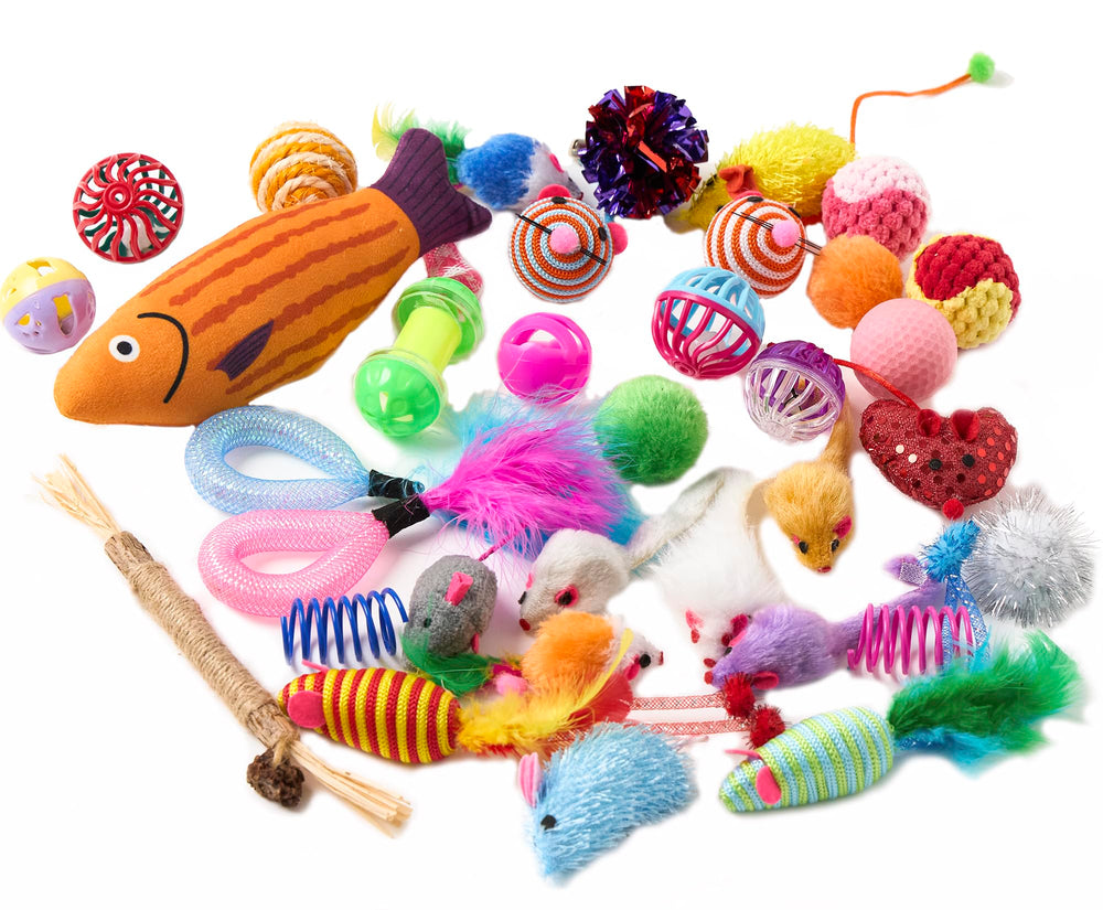 Fashion's Talk cat ball toy rolling for active play and enrichment.
