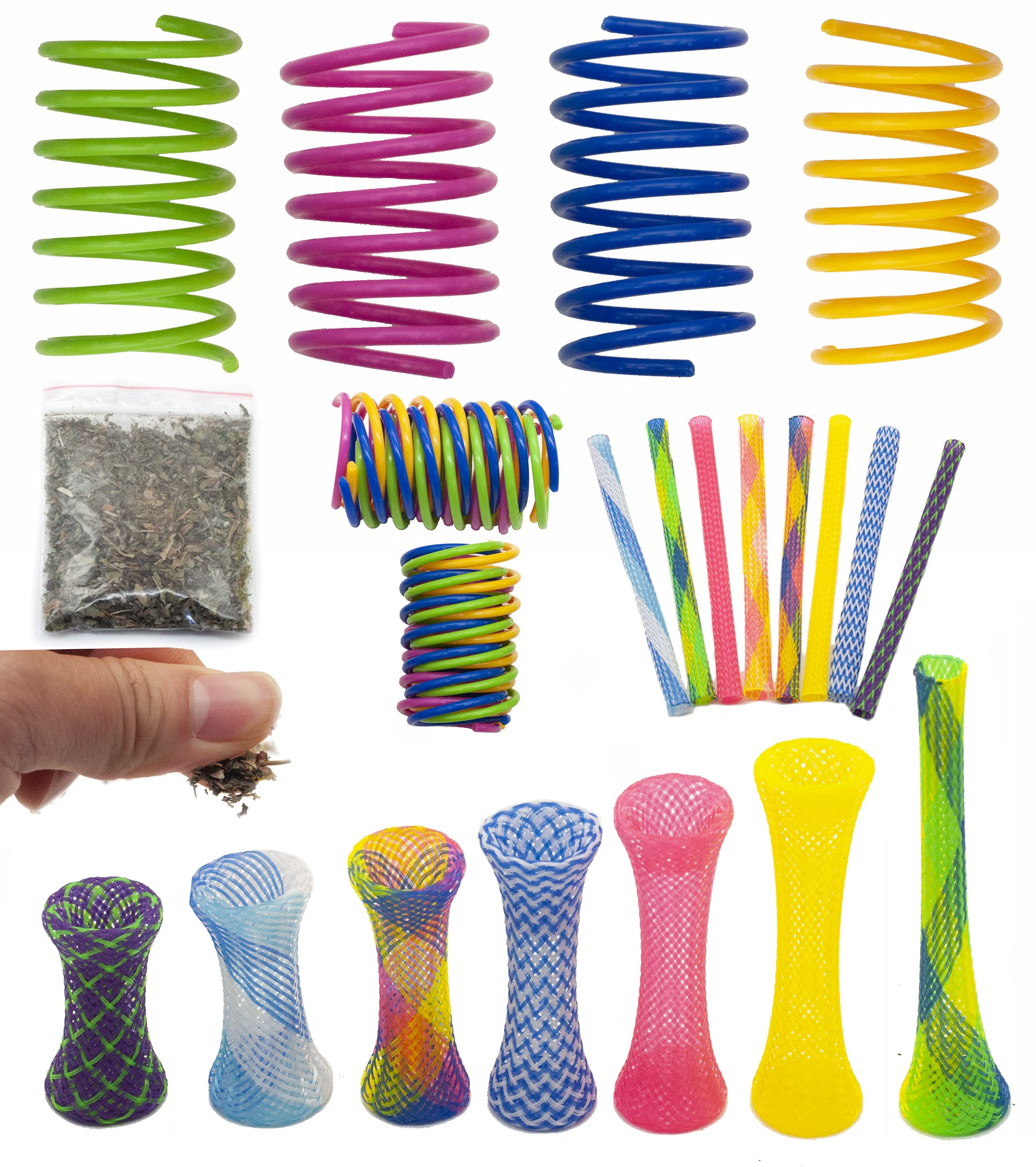 Fashion's Talk cat spring toy closeup showing durable design for interactive play.