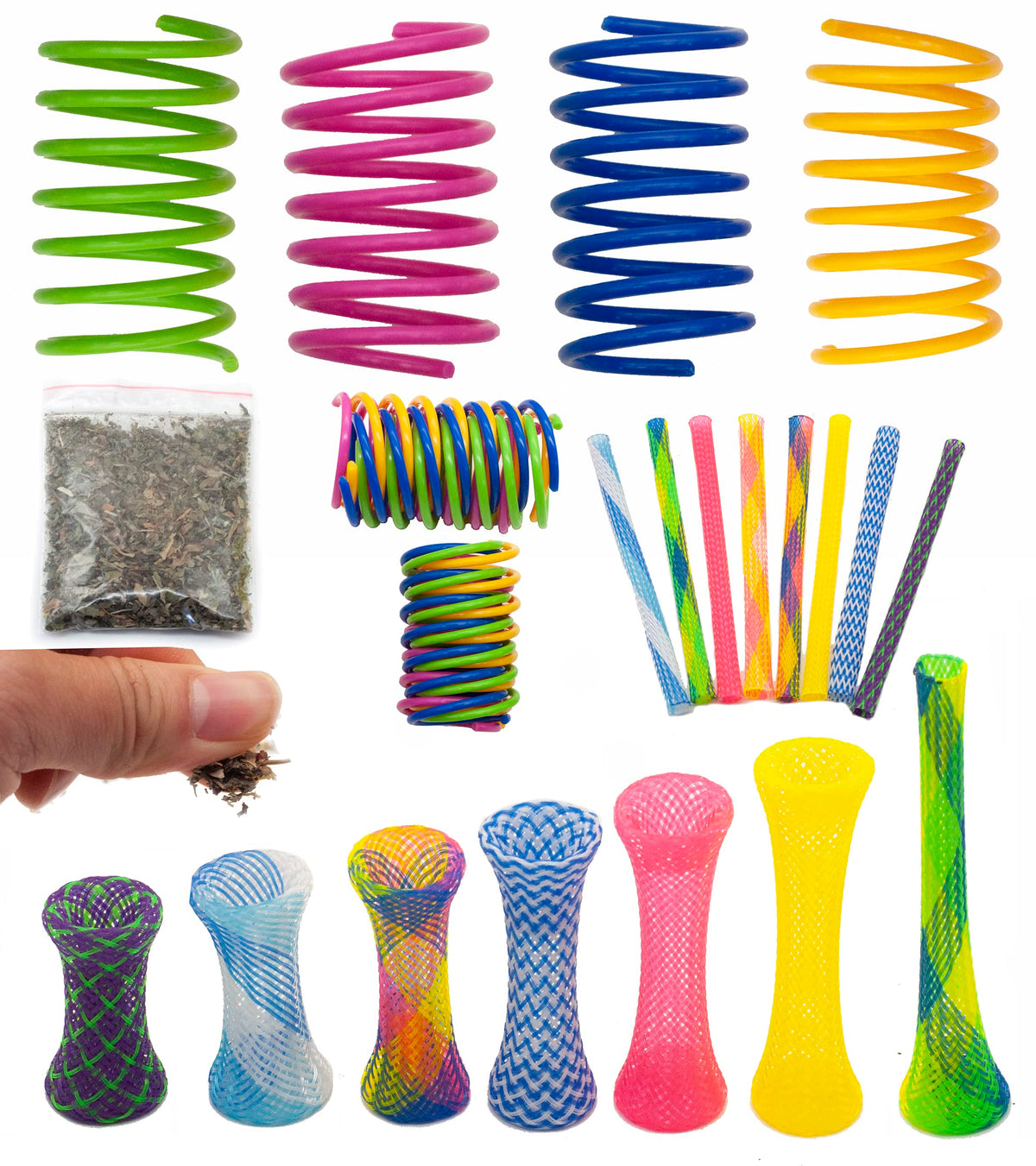 Fashion's Talk cat spring toy closeup showing durable design for interactive play.