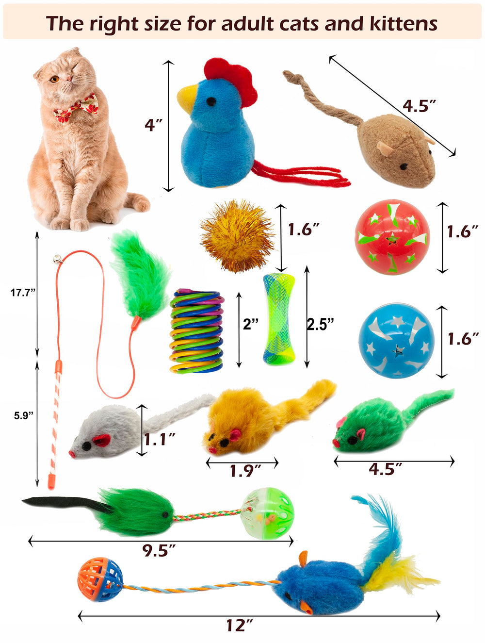 Fashion's Talk cat toys plush soft toy offers cuddly comfort after play
