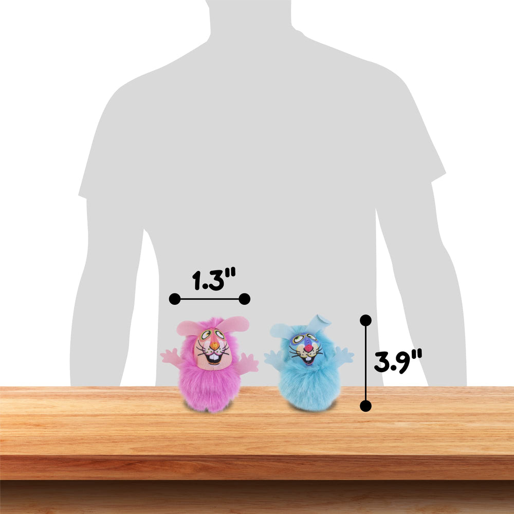 Fat Cat Fluff Bunnies catnip-inside image, highlights high-test organic catnip scent