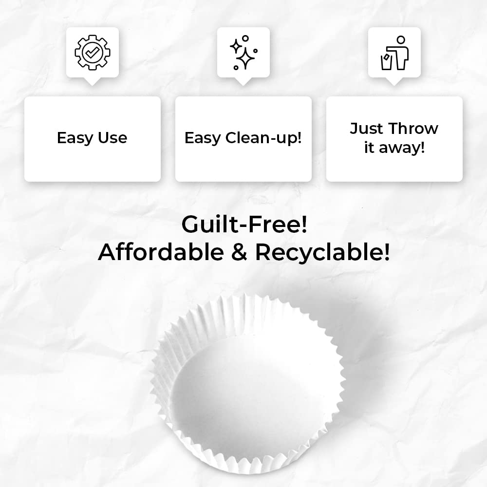 FattyBee closeup white paper bowl liner texture highlights hygienic single-use feeding.