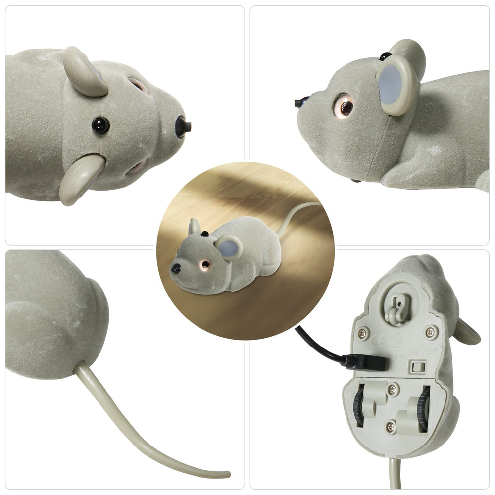 FauKait Mice Toy rechargeable battery supports longer play sessions