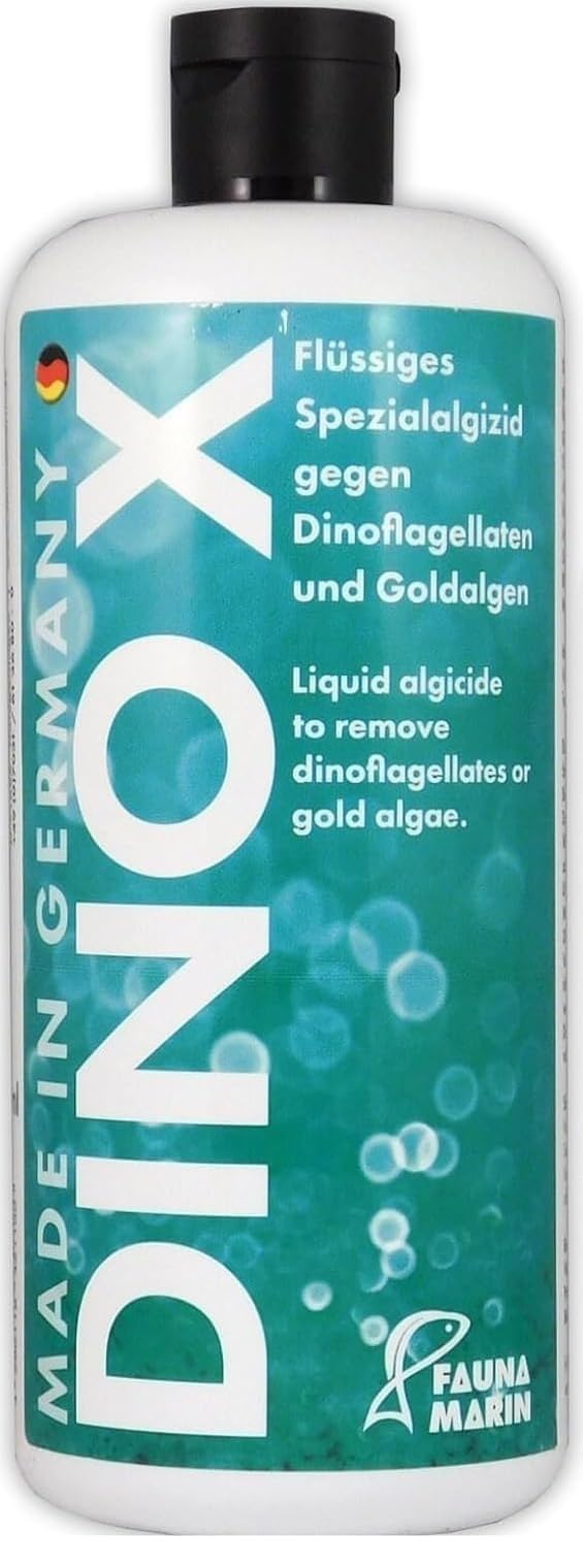 Fauna Marin Dino X 250ml bottle for dinoflagellate control and daily feeding.