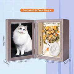 Favonuovy 5x7 memorial frame left photo display captures a cherished moment.