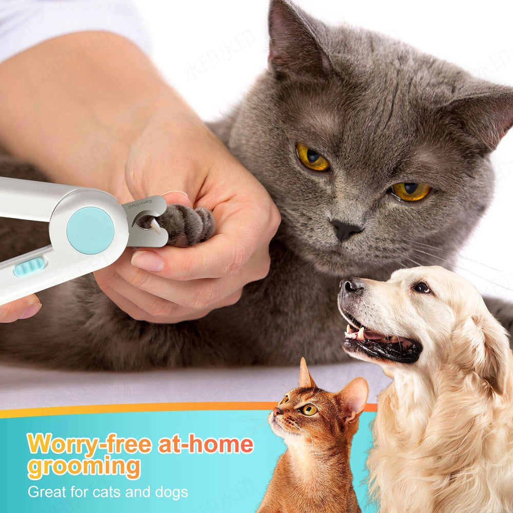 Fayeerewo Pet Nail Clippers Light anti-rust coating aids longevity.