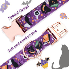 Faygarsle adjustable bow-tie collar available in small, medium, and large sizes.