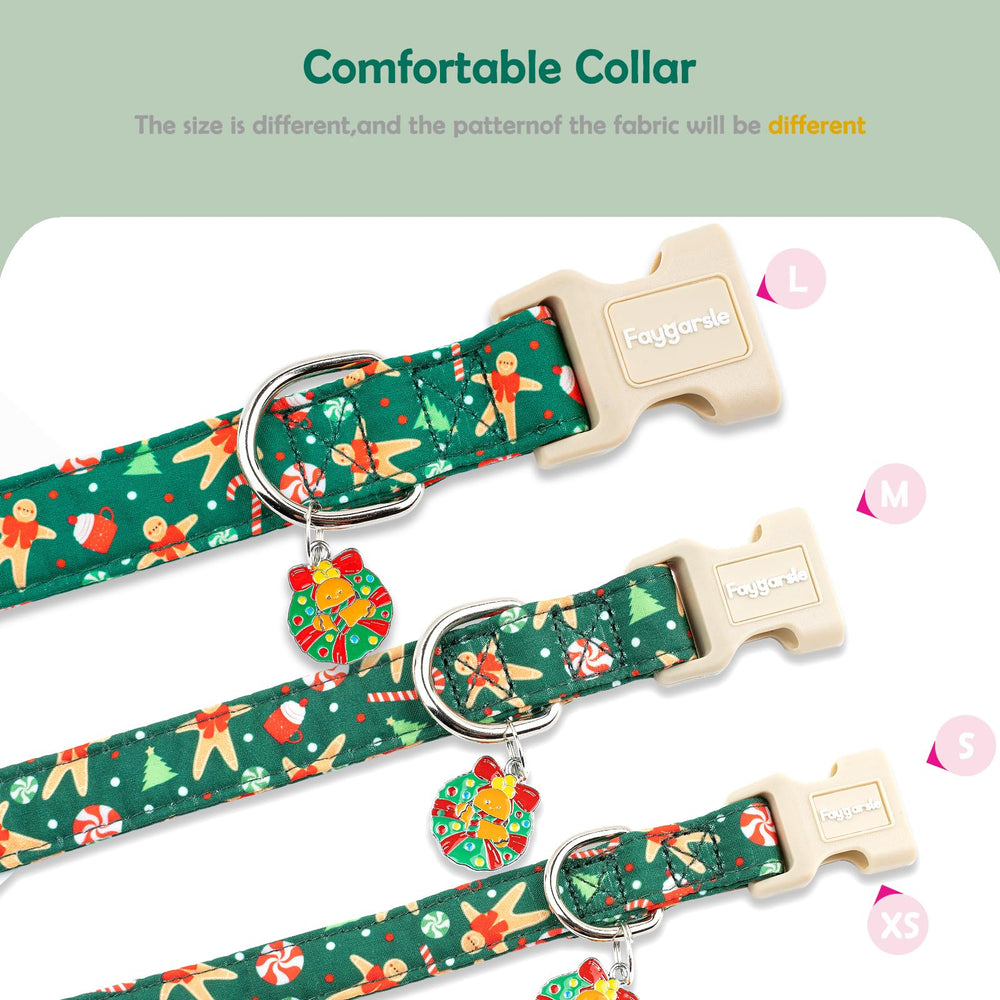 Faygarsle Christmas collar worn daily for comfortable festive wear.