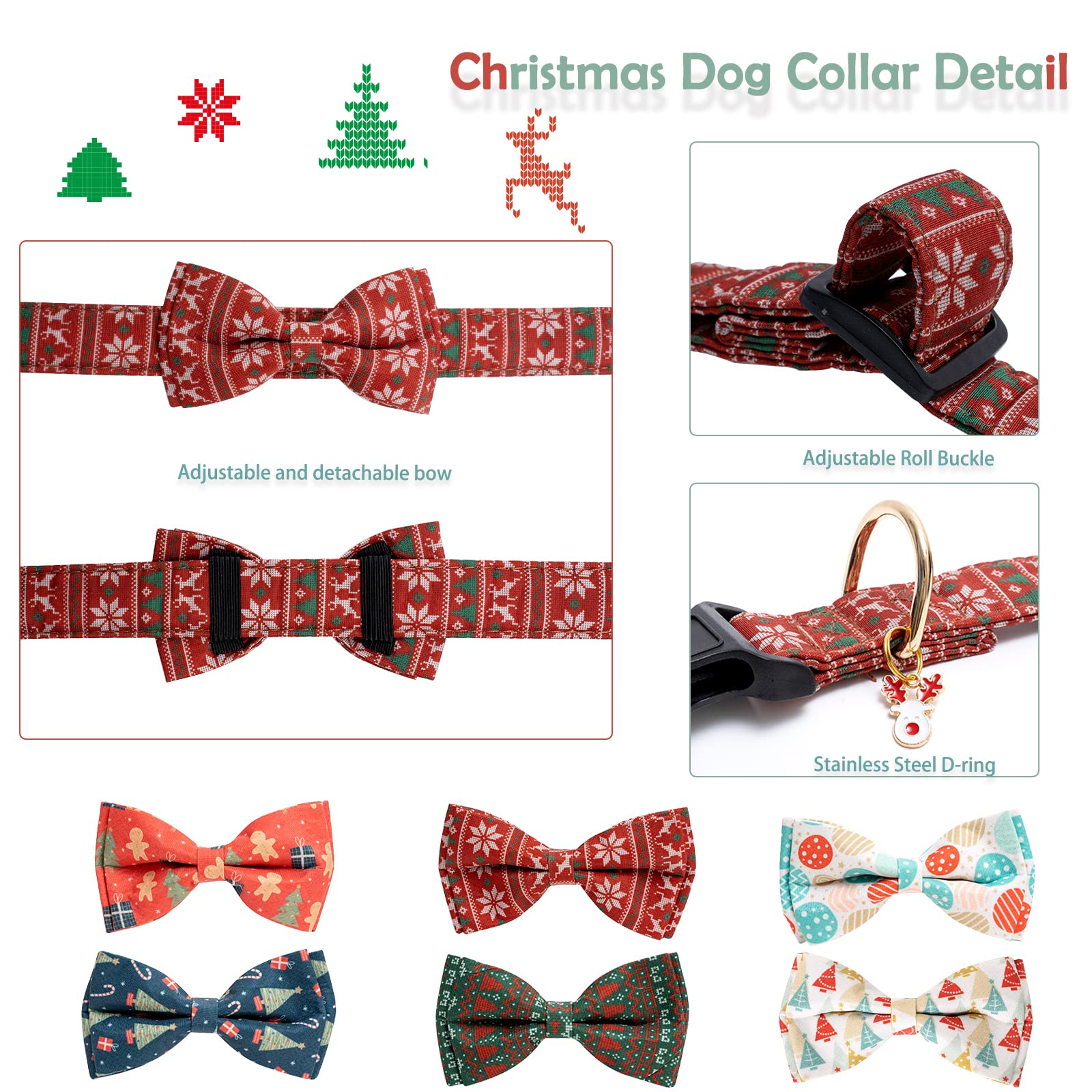 Faygarsle Christmas pattern with elk and snowflakes adds holiday charm.