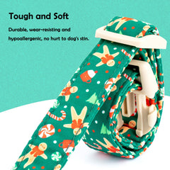 Faygarsle collar shows adjustable fit for multiple dog sizes.