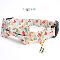 Faygarsle collar buckle and gold D-ring shown for easy on/off and secure fit.