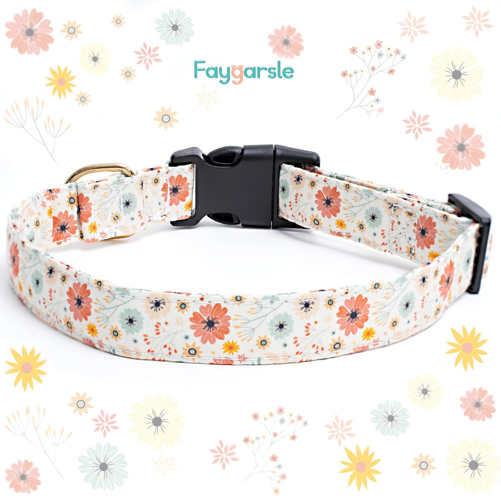 Faygarsle cotton collar with flower charms for stylish daily wear.