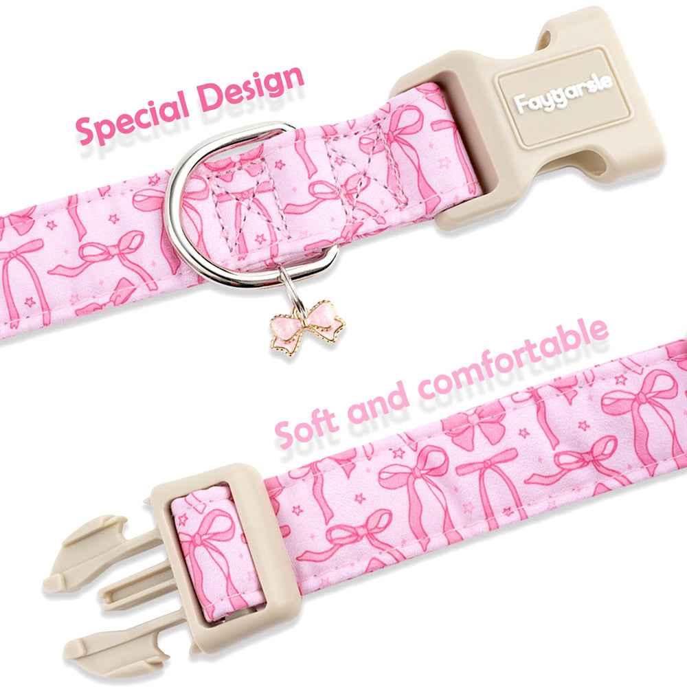 Faygarsle collar with secure buckle and reinforced stitching for safety